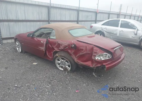 2001 Jaguar Xk8 из США, поврежденный, VIN SAJDA42C11NA17802